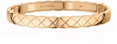 Order (W) CHANEL COCO CRUSH Pulsera de Oro Beige 18K Acolchada para Mujer. J11333
