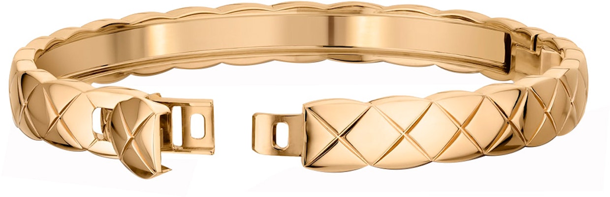 (W) CHANEL COCO CRUSH Pulsera de Oro Beige 18K Acolchada para Mujer. J11333 Lookbook (W) CHANEL COCO CRUSH Pulsera de Oro Beige 18K Acolchada para Mujer. J11333