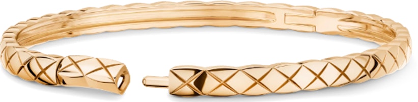 (W) 香奈兒Coco Crush迷你18K金米色手鐲女士專屬款式 J12324 Lookbook (W) 香奈兒Coco Crush迷你18K金米色手鐲女士專屬款式 J12324