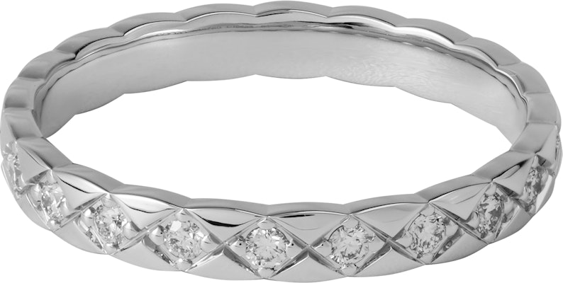 (Women) CHANEL Coco Crush Mini Diamond Bezel Beige White 18K Gold Ring J11871 Order (Women) CHANEL Coco Crush Mini Diamond Bezel Beige White 18K Gold Ring J11871