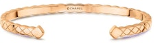 Buy (Women) CHANEL CoCo Crush Quilted 18K Rose Gold Open Bangle Bracelet for Women. J11664
