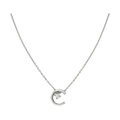 (Women) CHANEL CoCo Crush Silver Diamond Necklace for Women. J12104