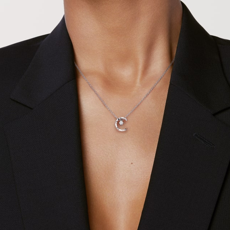 (Women) CHANEL CoCo Crush Silver Diamond Necklace for Women. J12104 圖 5