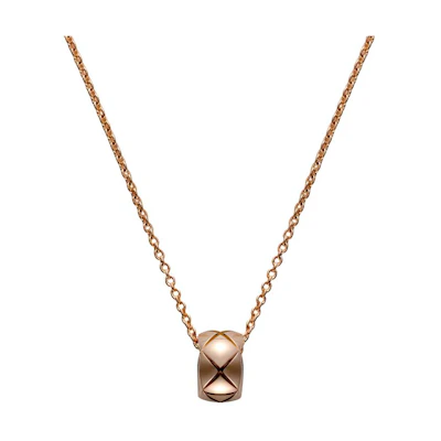 (Women) CHANEL CoCo Crush Trendy 18K Gold Necklace for Women in Beige Gold. J12306