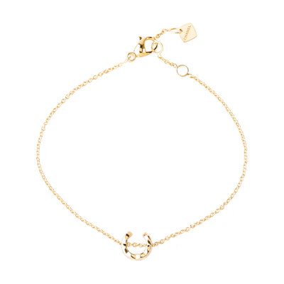 (Women) CHANEL Coco Elegant Stylish Metal Bracelet for Women in Beige Gold. J12303