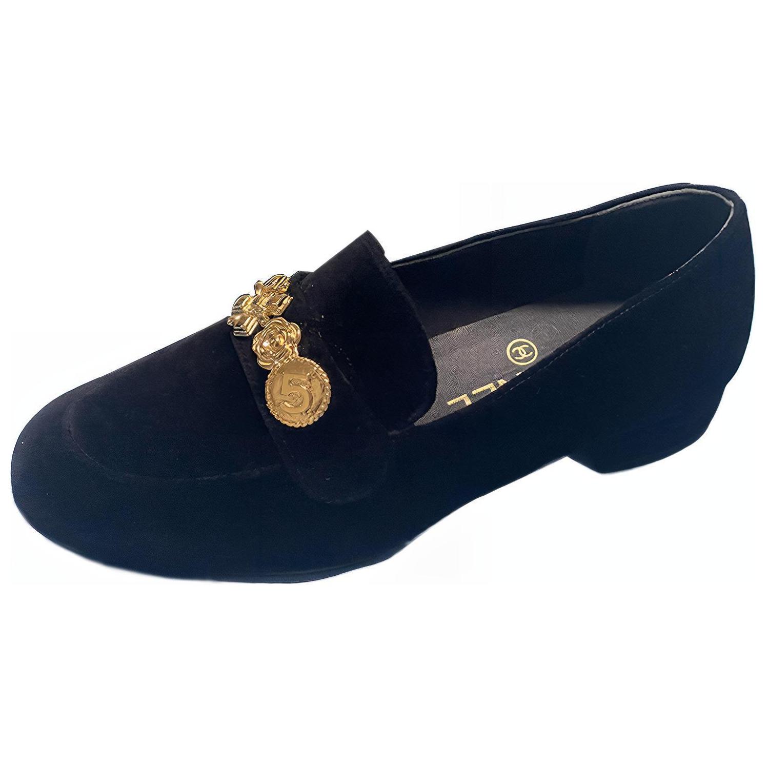 (W) Chanel CMFT Slip-On Loafer 'Black'