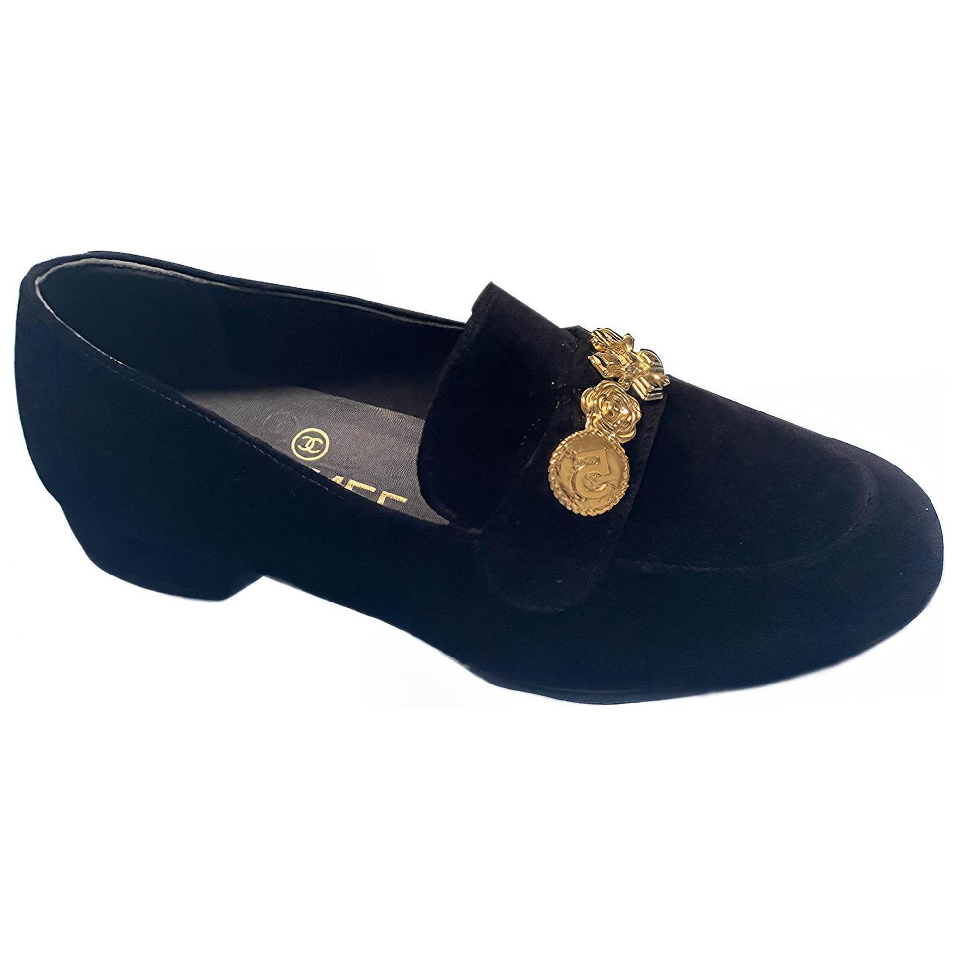 (W) Chanel CMFT Slip-On Loafer 'Black' 圖 2
