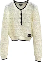 Order (Women) CHANEL Contrast Trim Beige Knit Long Sleeve Casual Sweater Women. P76860-K11068-NV821
