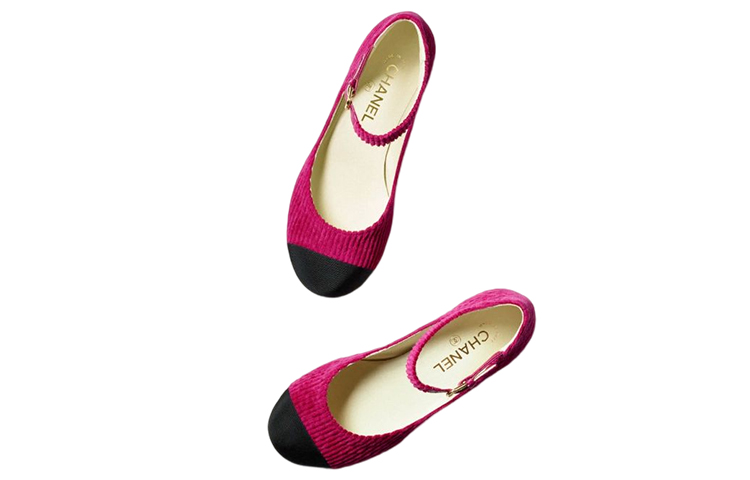 Purchase (W) Chanel Velours Côtelé Rose Pêche ''Fashion Mary Jane'' G39281-Y56052-K4923