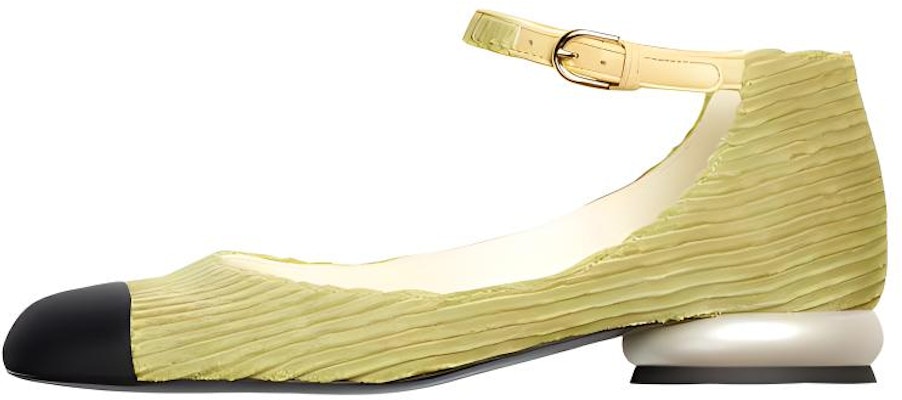 (W) Chanel Corduroy Mary Jane 'Hijau Muda' G39281-Y56052-K4924 Buy (W) Chanel Corduroy Mary Jane 'Hijau Muda' G39281-Y56052-K4924