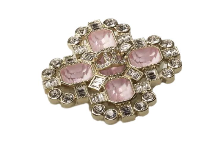 (Women) CHANEL Crystal Brooch for Women - Pink. AB9342-B09078-NK202 圖 3