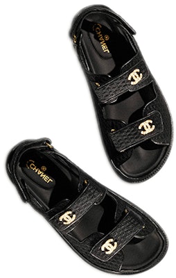 (W) 샤넬 데드 샌들 블랙 니트 (Chanel Dad Sandal Black Knit) G35927-X56555-94305 Lookbook (W) 샤넬 데드 샌들 블랙 니트 (Chanel Dad Sandal Black Knit) G35927-X56555-94305