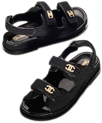 (W) 샤넬 데드 샌들 블랙 니트 (Chanel Dad Sandal Black Knit) G35927-X56555-94305 Shop (W) 샤넬 데드 샌들 블랙 니트 (Chanel Dad Sandal Black Knit) G35927-X56555-94305
