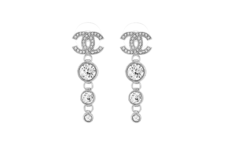 (Women) CHANEL Double-C Pendant Metal Earrings  SS23 Collection. ABA969-B10756-NN587 圖 2