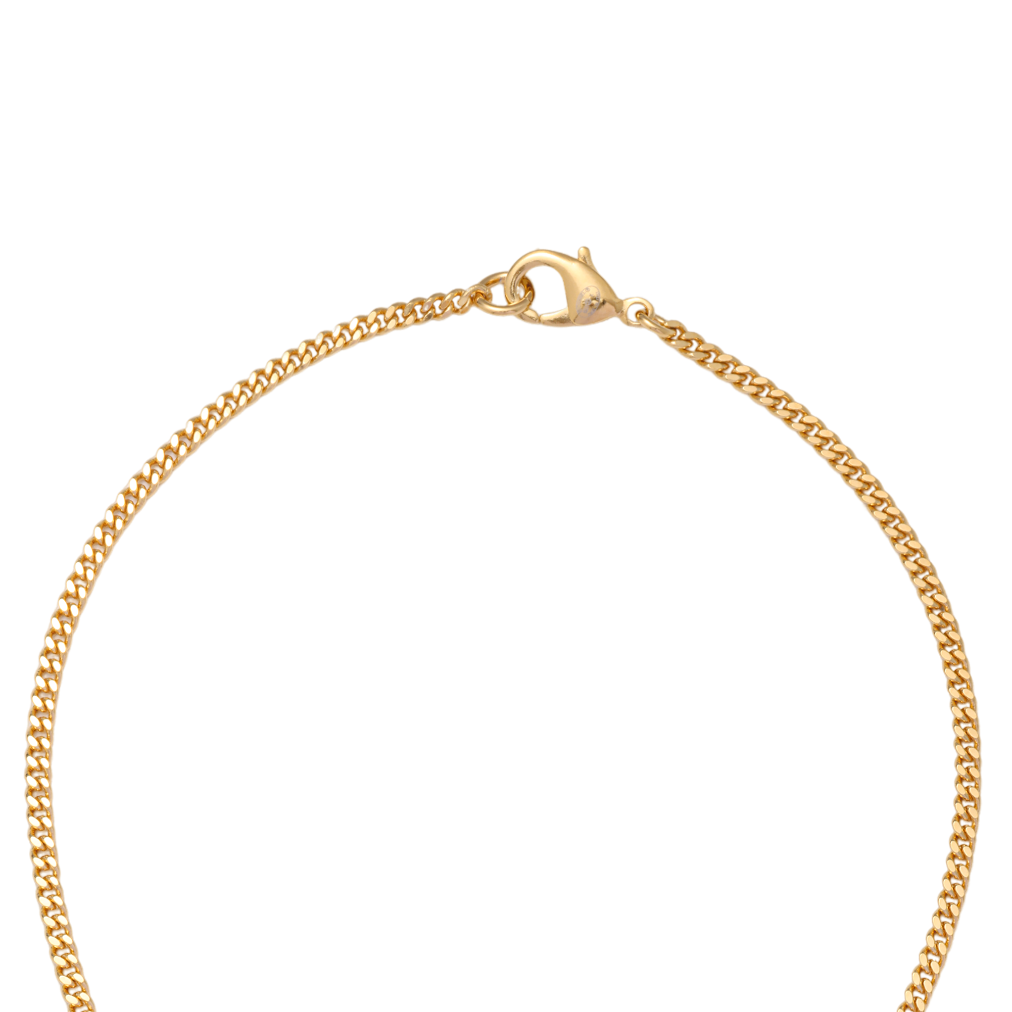 (Women) CHANEL Double C 23K Gold Letter Metal Resin Necklace for Women Gold. ABB600-B14642-NS018 圖 5