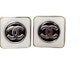 Buy (Women) CHANEL Double C Black & White Enamel Earrings Women SS23 Classic Design. AB9777-B09803-NL456