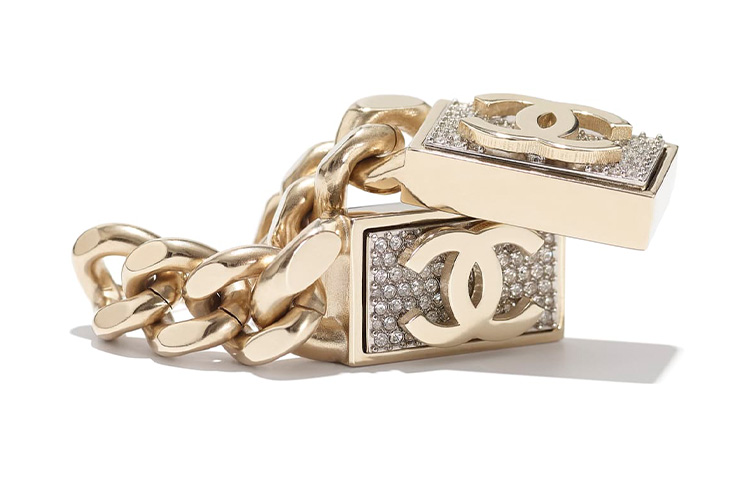 (Women) CHANEL Double C Chain Earrings Women Gold AB5611-B02818-N6656 圖 3