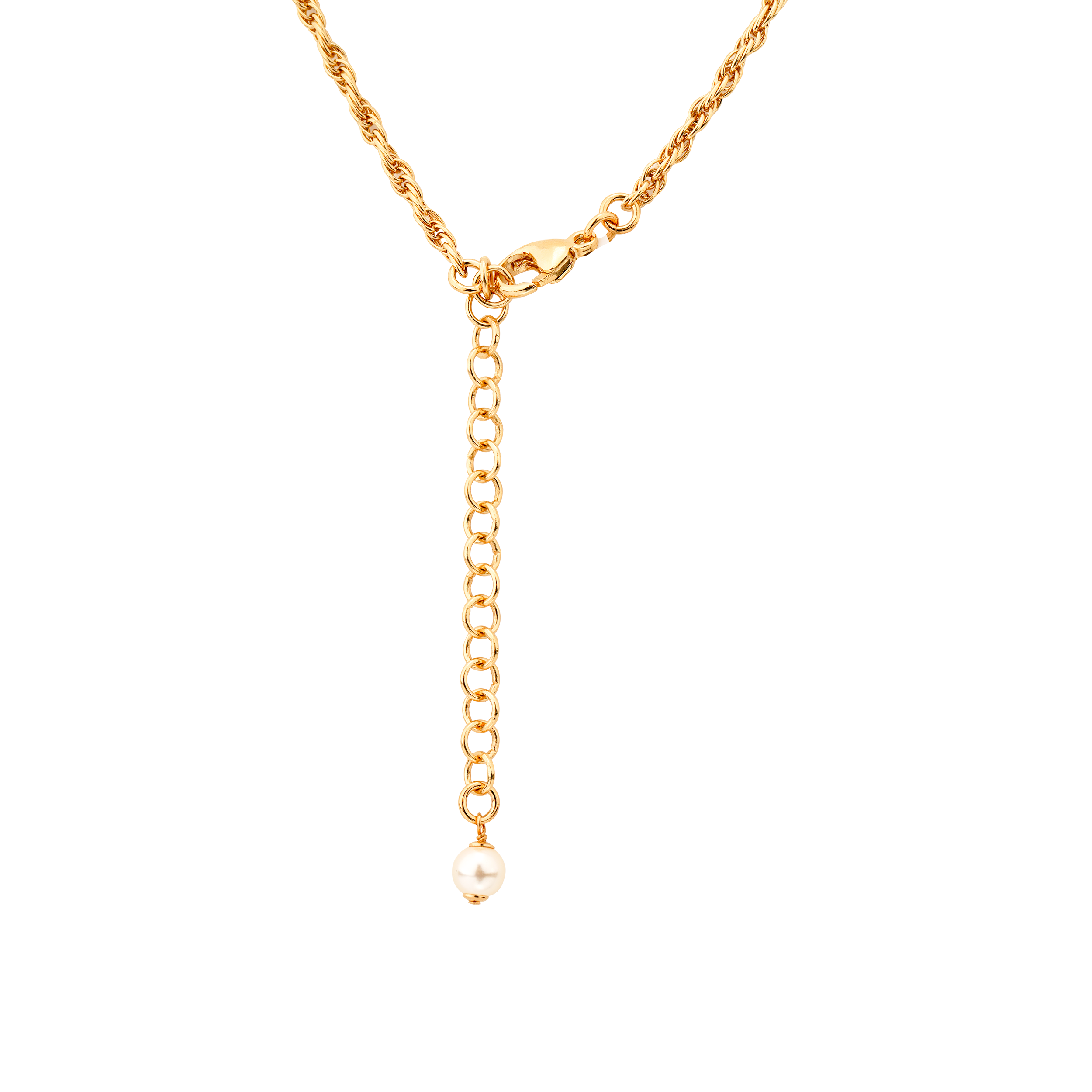 (Women) CHANEL Double C Crystal Letter Metal Necklace for Women. AB8904-B08681-NJ324 圖 3