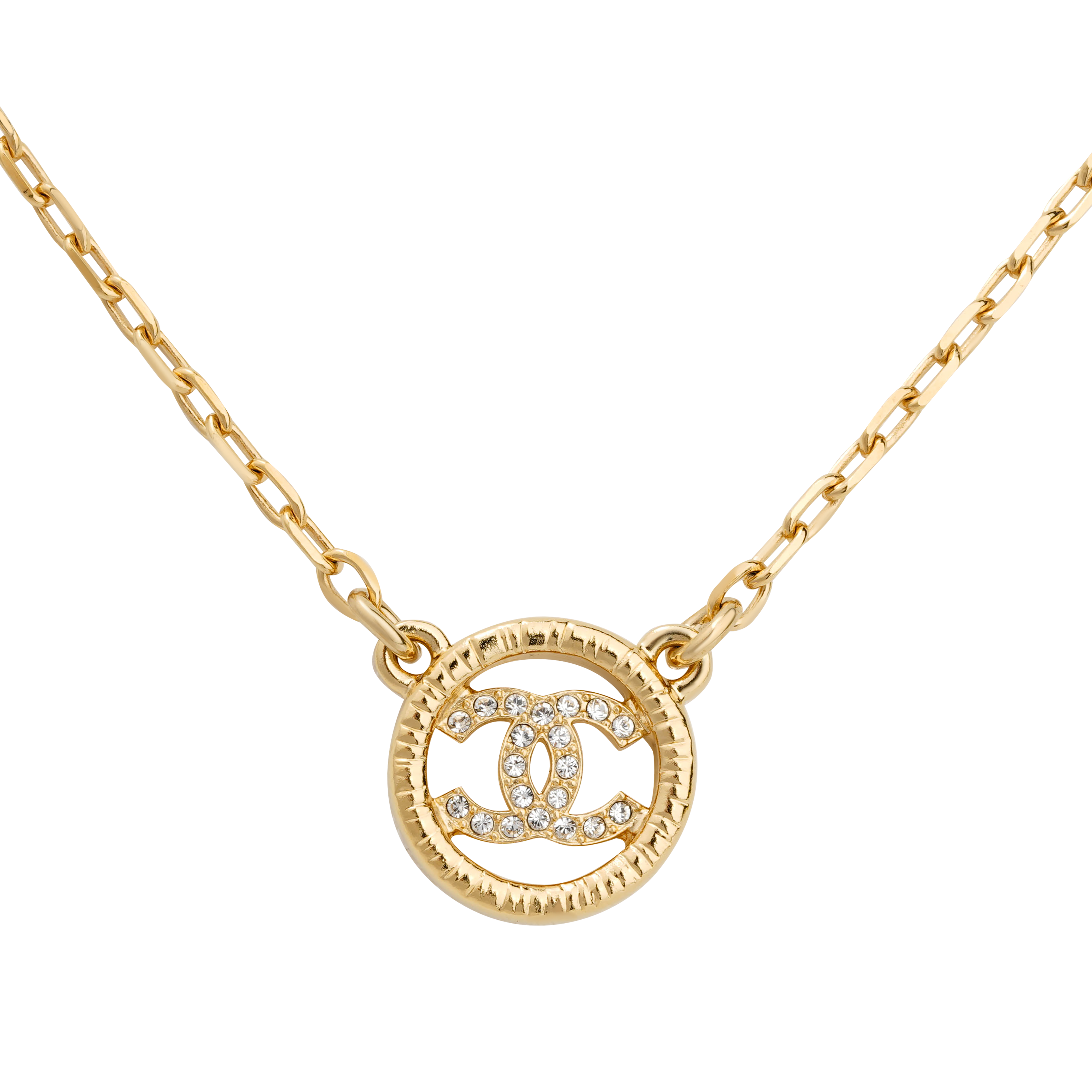(Women) CHANEL Double C Crystal Pendant Necklace - Stylish & Minimalist for Women. ab9046-b08672-nj302 圖 3