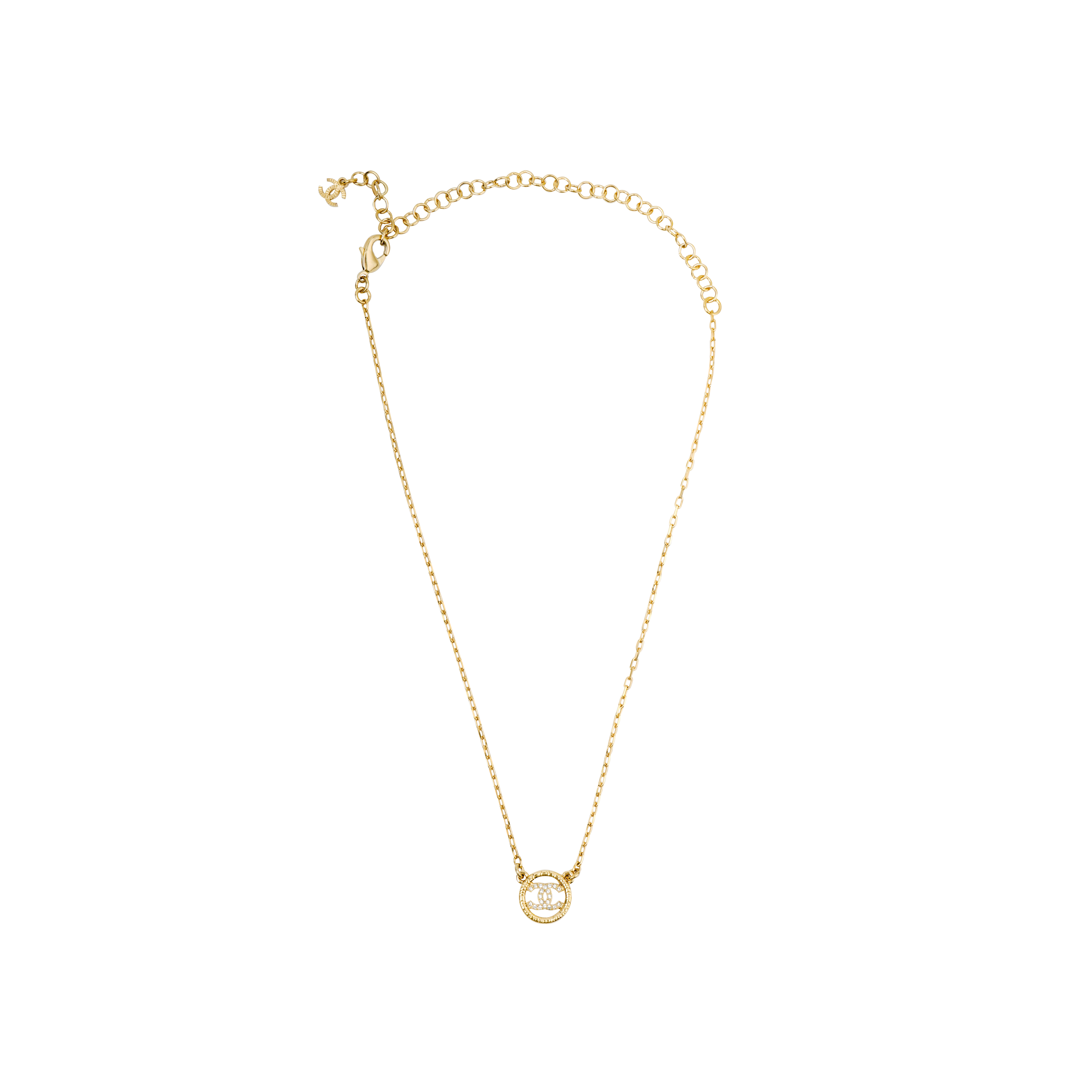 (Women) CHANEL Double C Crystal Pendant Necklace - Stylish & Minimalist for Women. ab9046-b08672-nj302 圖 4