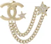 Purchase (Women) CHANEL Double C Crystal Star Tassel Brooch for Women - Gold. ABB532-B14060-NR341