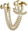 Sizing (Women) CHANEL Double C Crystal Star Tassel Brooch for Women - Gold. ABB532-B14060-NR341