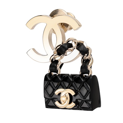 (W) CHANEL 雙C優雅時尚胸針 女士 - 金/黑色 ABA012-B09999-NL990 Shop (W) CHANEL 雙C優雅時尚胸針 女士 - 金/黑色 ABA012-B09999-NL990