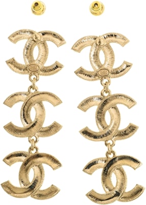 (W) シャネル ダブルC エレガント ゴールド ピアス レディース用 AB9900GP Lookbook (W) シャネル ダブルC エレガント ゴールド ピアス レディース用 AB9900GP