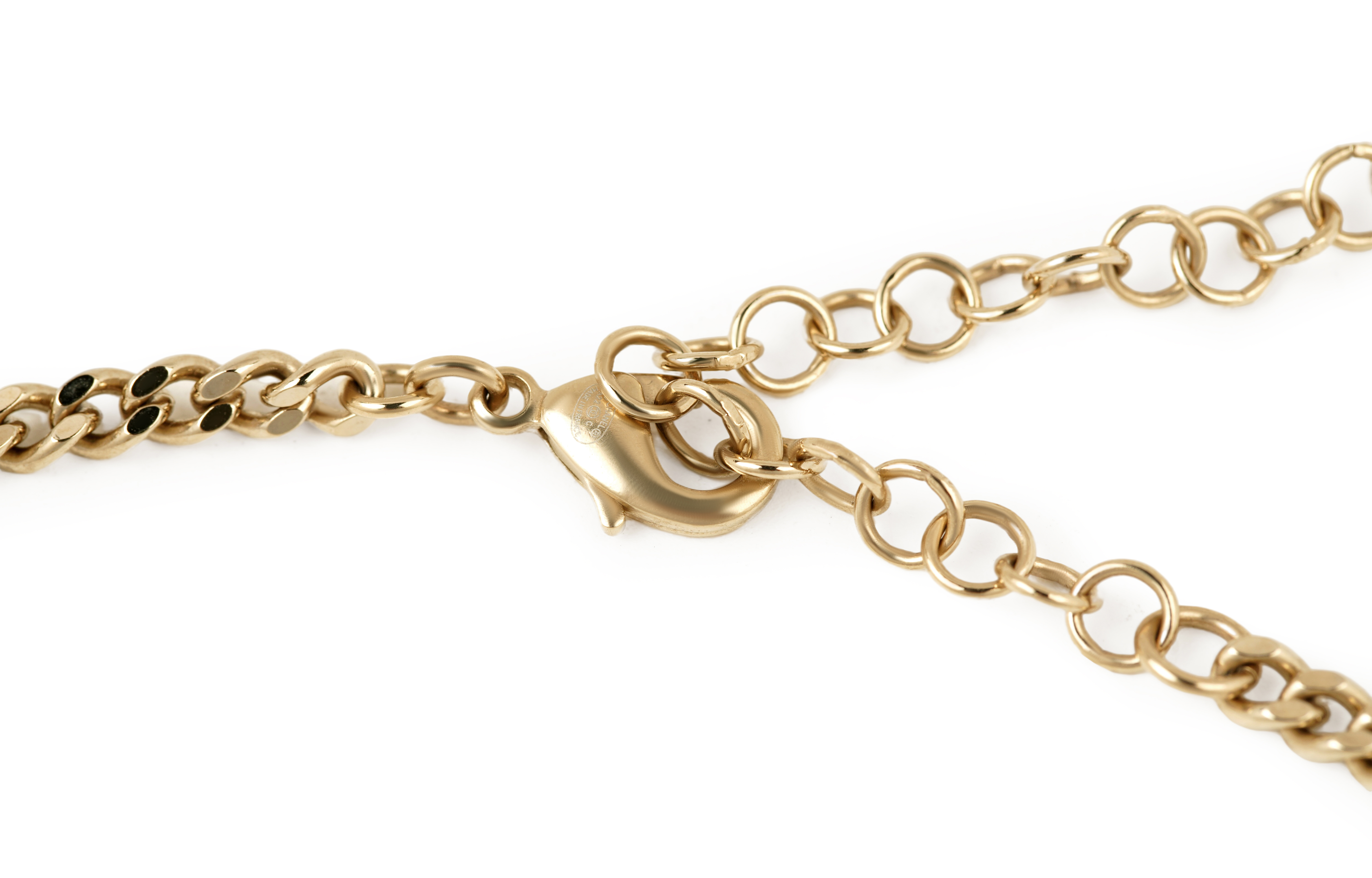 (Women) CHANEL Double C Gold Metal Pendant Necklace for Women. AB7802-B07472-NG628 圖 4