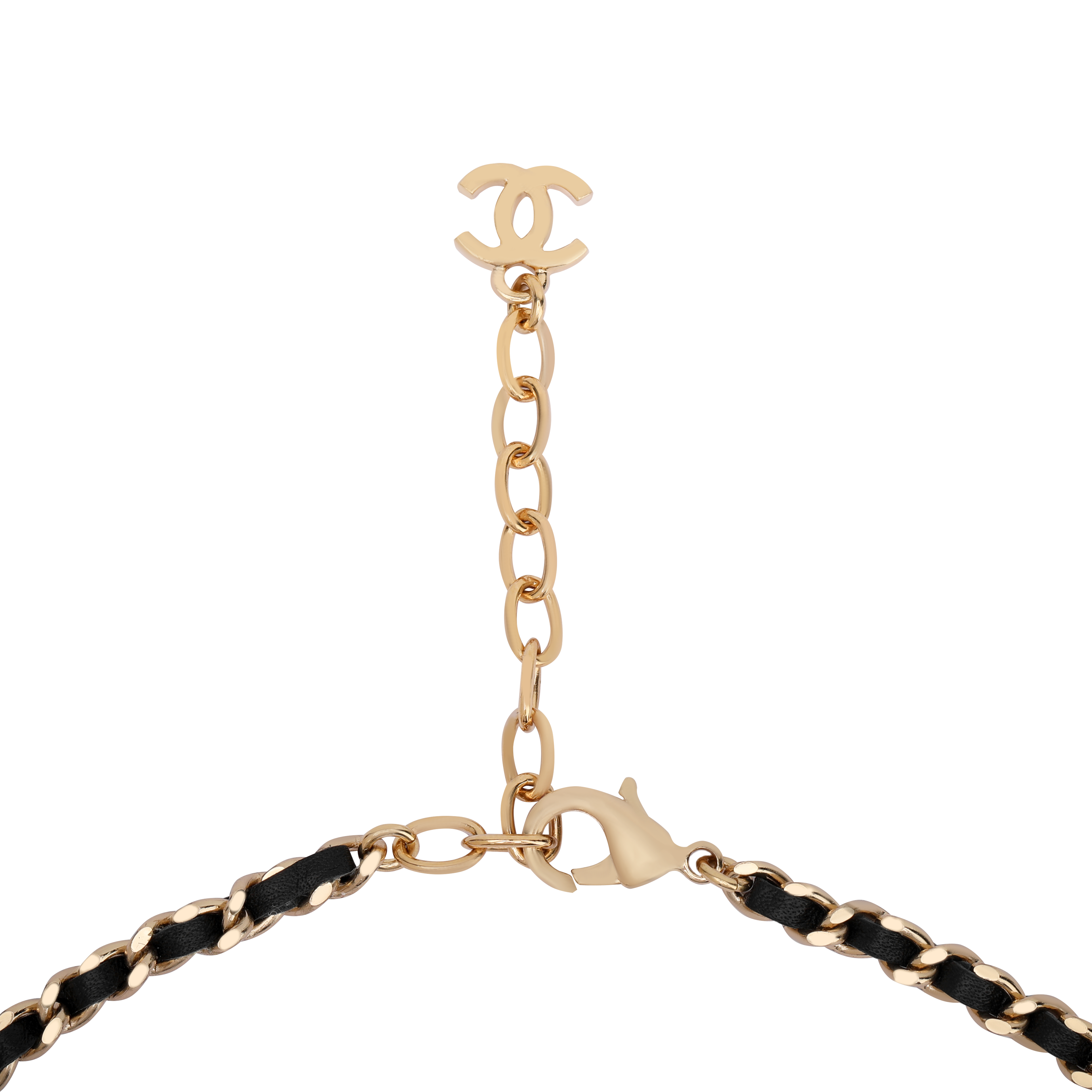 (Women) CHANEL Double C Gold Necklace with Rhinestones for Women. ABA117-B10002-NM108 圖 4