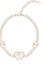Buy (Women) CHANEL Double C Heart Pearl Adjustable Metal Necklace for Women. ABA081-B10034-NM079