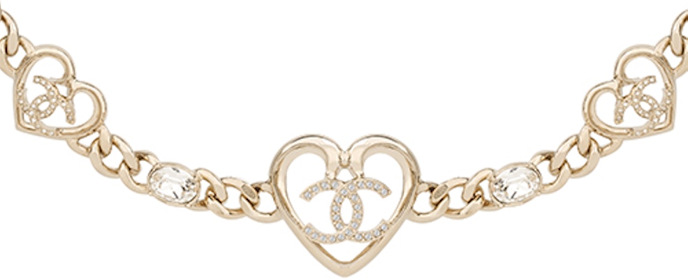 (Women) CHANEL Double C Heart Pearl Adjustable Metal Necklace for Women. ABA081-B10034-NM079 Purchase (Women) CHANEL Double C Heart Pearl Adjustable Metal Necklace for Women. ABA081-B10034-NM079