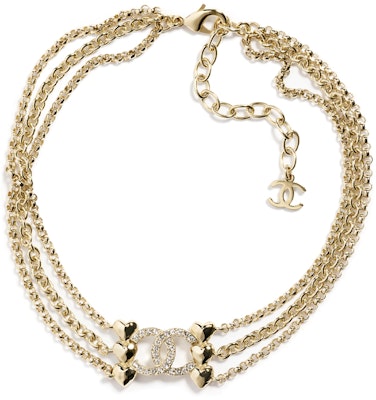 (W) Kalung Chanel Double C Liontin Hati Emas Wanita Desain Elegan. ABA260-B10486-NN007 Buy (W) Kalung Chanel Double C Liontin Hati Emas Wanita Desain Elegan. ABA260-B10486-NN007