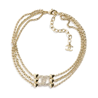 (Women) Chanel Double C Heart Pendant Gold Metal Necklace for Women Elegant Design. ABA260-B10486-NN007
