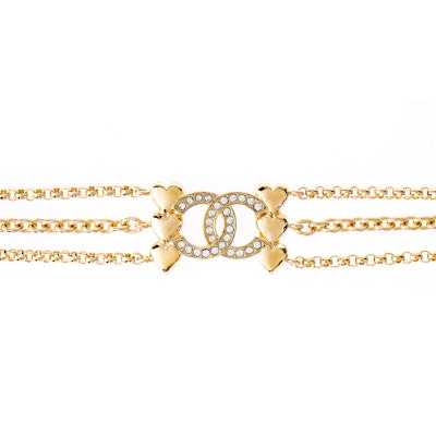 (W) Kalung Chanel Double C Liontin Hati Emas Wanita Desain Elegan. ABA260-B10486-NN007 Shop (W) Kalung Chanel Double C Liontin Hati Emas Wanita Desain Elegan. ABA260-B10486-NN007