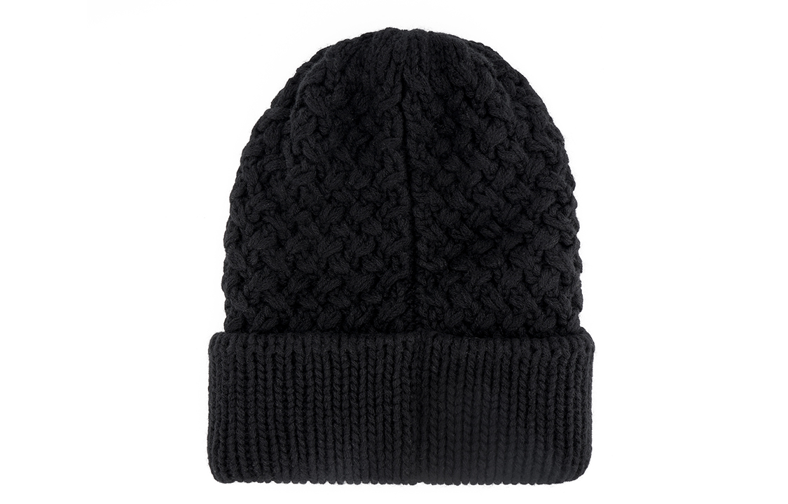 Lookbook (W) CHANEL Double C Beanie Knit Cashmere Wanita - Hitam AA7873B0674894305