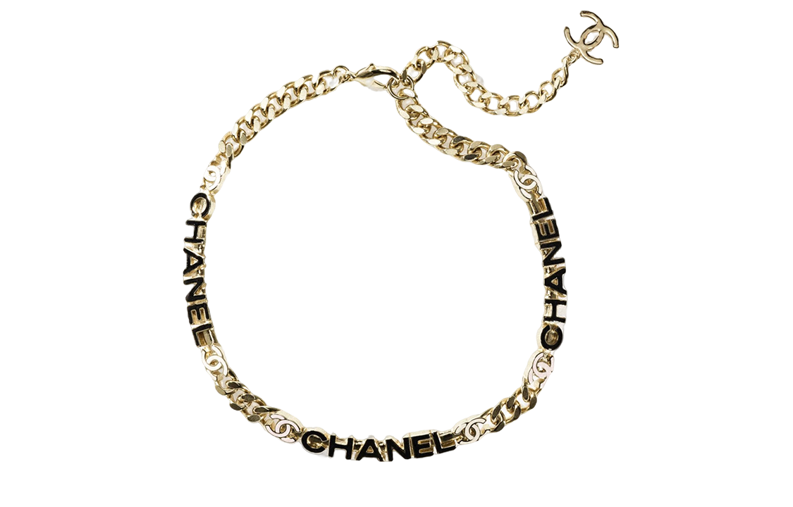 (Women) Chanel Double C Logo Gold Metal Necklace for Women. AB8230-B08046-NI030 圖 2