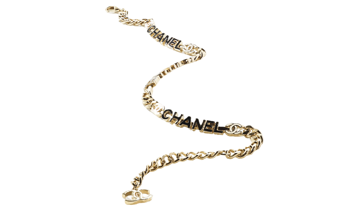 (Women) Chanel Double C Logo Gold Metal Necklace for Women. AB8230-B08046-NI030 圖 3