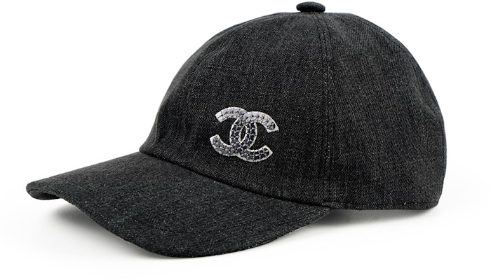 (Women) CHANEL Double C Logo Grey Cotton Baseball Cap for Women AA8087-B07869-94305 Buy (Women) CHANEL Double C Logo Grey Cotton Baseball Cap for Women AA8087-B07869-94305