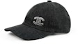 Order (Women) CHANEL Double C Logo Grey Cotton Baseball Cap for Women AA8087-B07869-94305