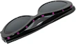 Details for (Women) CHANEL Double C Logo Irregular Black Sunglasses for Women. CH5416A-1711S4