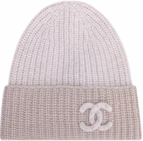 (Women) CHANEL Double C Logo Knitted Beanie Women’s Brown. AAA148-B16971-NZ055 (Women) CHANEL Double C Logo Knitted Beanie Women’s Brown. AAA148-B16971-NZ055