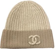 (W) 香奈兒雙C標誌針織毛帽 女款棕色 AAA148-B16971-NZ055 Order (W) 香奈兒雙C標誌針織毛帽 女款棕色 AAA148-B16971-NZ055