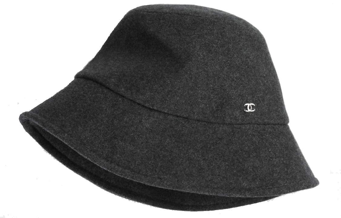 (Women) CHANEL Double C Logo Minimalist Solid Color Bucket Hat - AA7847-B06573-NF102