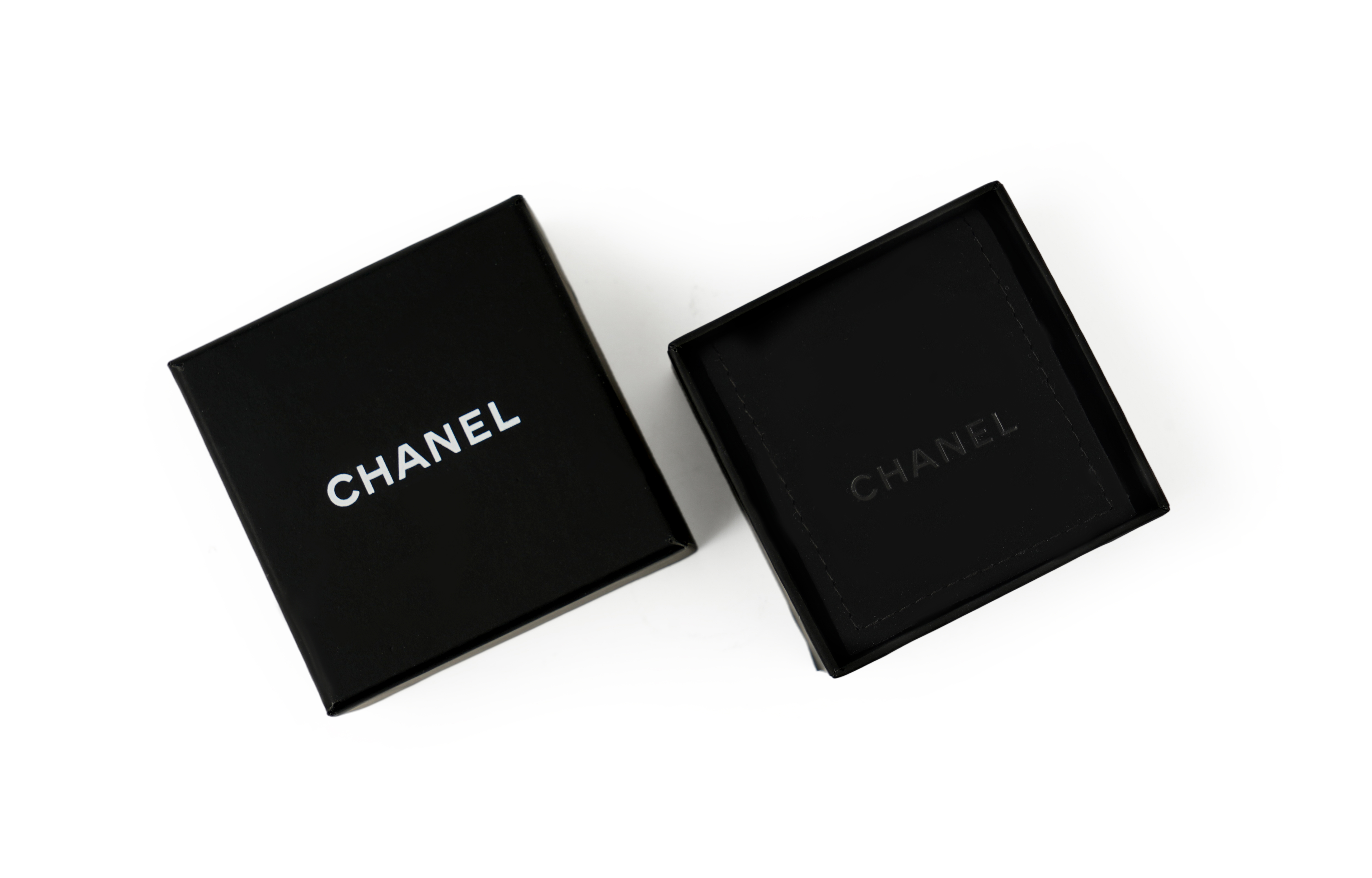(Women) CHANEL Double C Metal & Rhinestone Earrings Silver  Accessories AB7869-B07685-NG912 圖 5
