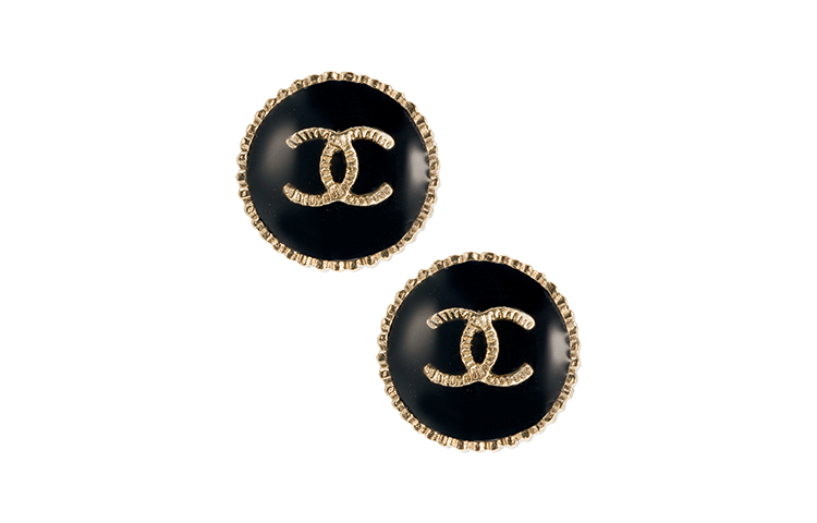 (Women) CHANEL Double C Metal Earrings Black A95896-Y02018-Z2047 圖 2