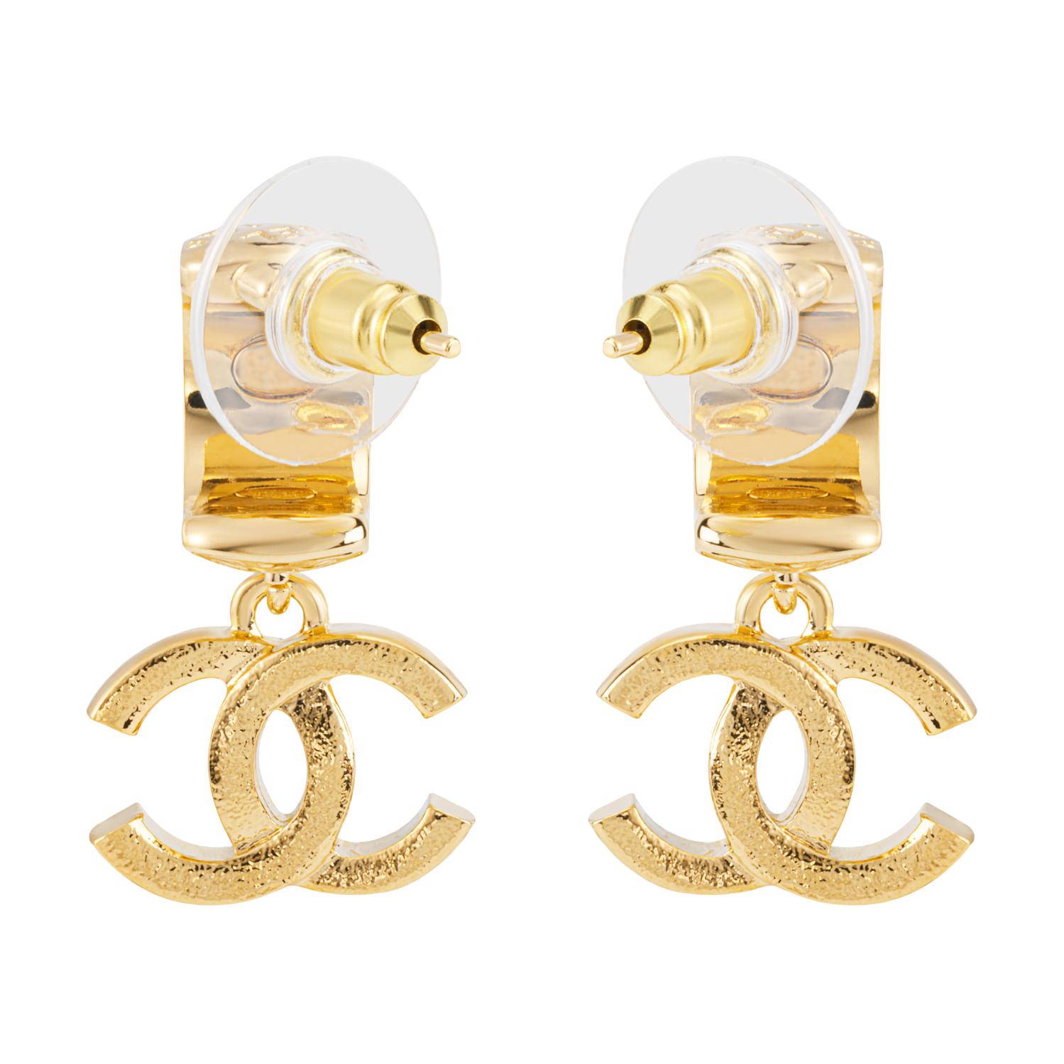(Women) CHANEL Double C Pearl Earrings for Women in Gold and Crystal. ABD031-B16170-NW438 圖 3