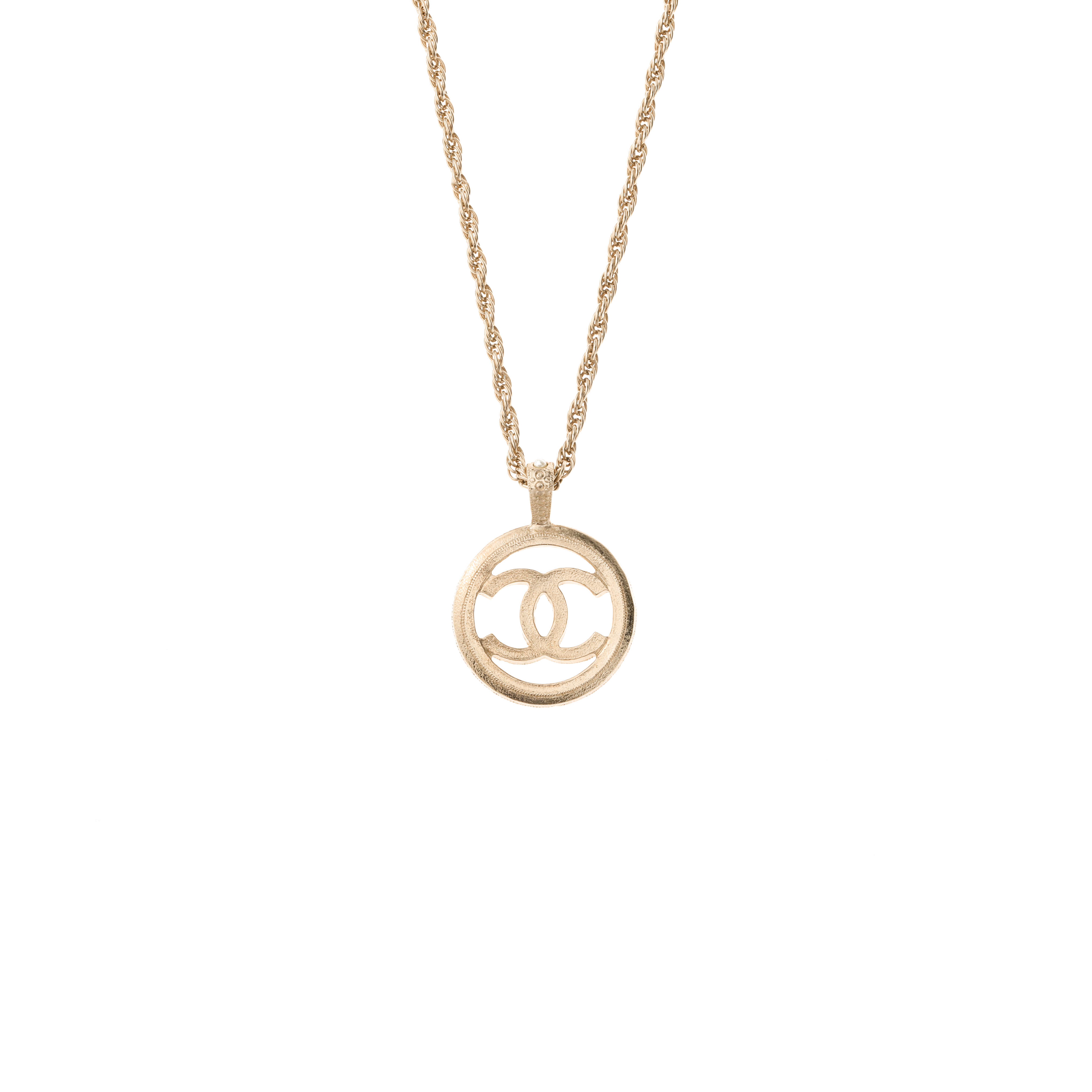(Women) CHANEL Double C Pearl Metal Necklace for Women A99076-Y49998-Z2048 圖 4