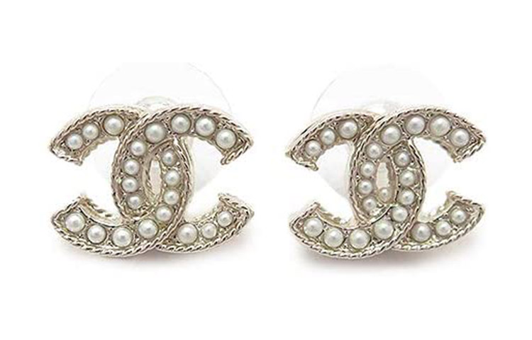 (Women) CHANEL Double C Pearl White Earrings AB0670-Y47391-Z2048 圖 2