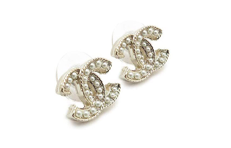 (Women) CHANEL Double C Pearl White Earrings AB0670-Y47391-Z2048 圖 3